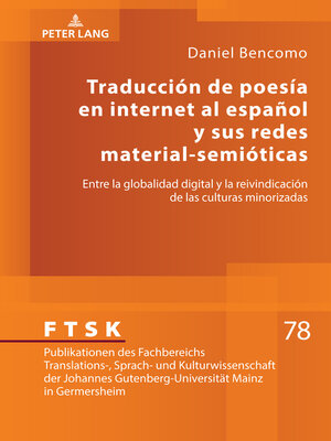cover image of Traducción de poesía en internet al español y sus redes material-semióticas